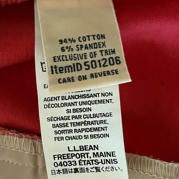L.L. Bean Classic Fit Coral 18 Regular Pants - Picture 9 of 16